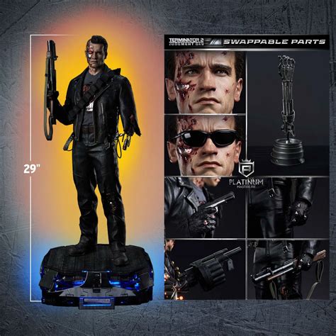 Terminator 2 Judgment Day T 800 Cyberdyne Shootout By Prime 1 Studio