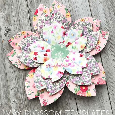 May Blossom Edge English Paper Piecing Epp Etsy