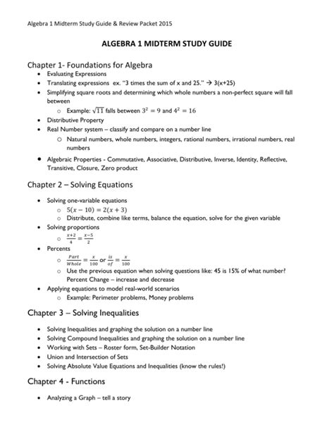 Solving Equations Review Packet Tessshebaylo