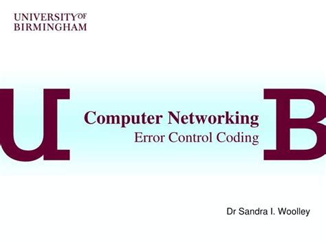 Ppt Computer Networking Error Control Coding Powerpoint Presentation