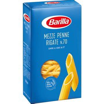 Mezze Penne Rigate N Barilla Gr L Ecommerce Secondo Iper Tosano