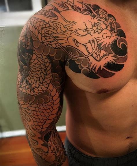 Dragon tattoo meaning: features, drawing options, photos of finished tattoos and sketches