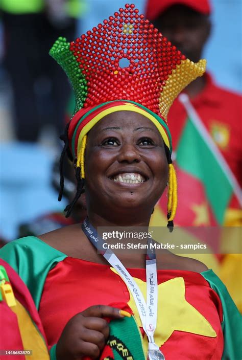 Cameroon Fan During The Fifa World Cup Qatar 2022 Group G Match News