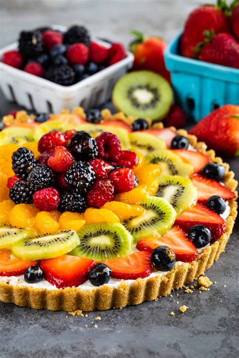 Fresh Fruit Tart With Vanilla Pastry Cream Artofit