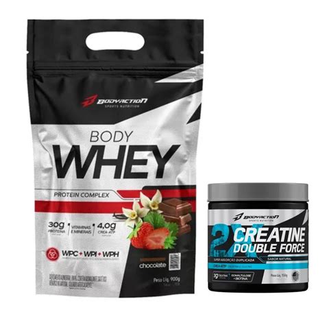 Kit Whey Protein Body Whey G Creatina Double Force G