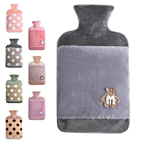 Hot Water Bottle With Cover18l Rubber Hot Water Bottle For Relieving Menstrual Cramps Neck