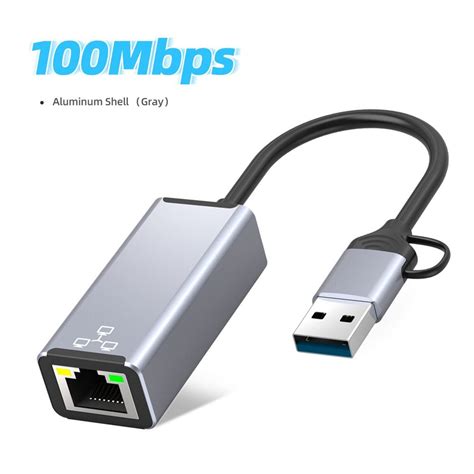 Bán T6da 2 Trong 1 Card Mạng Usb Type C 1000mbps Bộ Chuyển đổi Usb 30 Lan Chuyên Nghiệp Usb C