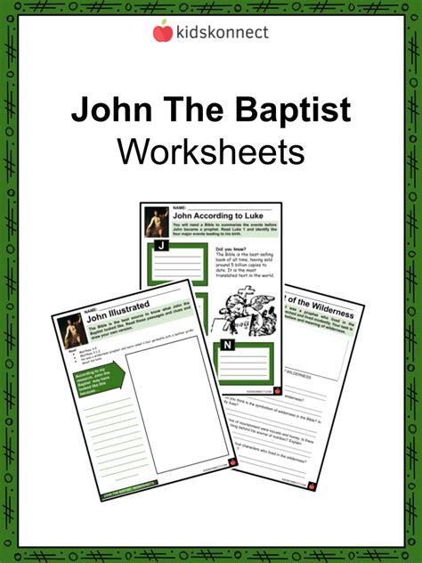 Catholic Baptism Worksheets