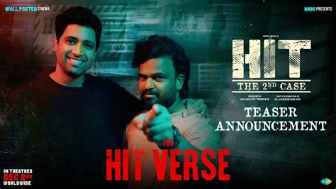 Sailesh Kolanu Introduces HITverse Reveals HIT 2 Teaser Release Date