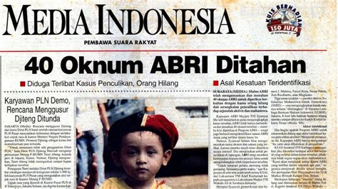 1998 Tuntutan Reformasi Perubahan Kekuasaan Penembakan Foto