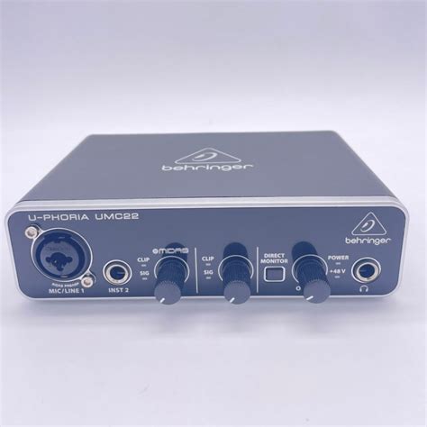 U Phoria Umc22 2x2 Usb Audio Interface Original External Sound Card