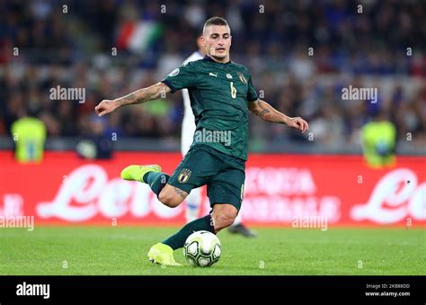 Marco Verratti of Italy during the Group J European Qualifiers for UEFA ...