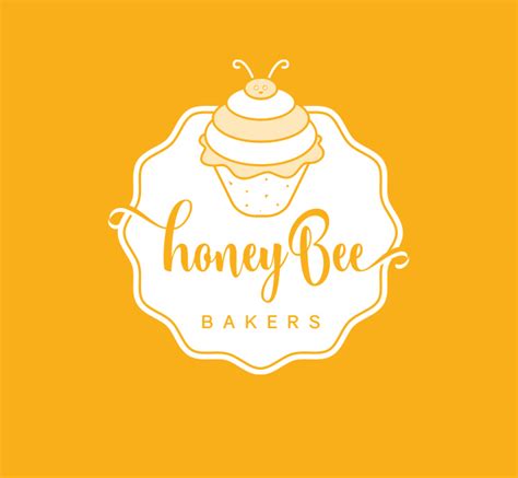 Honey Bee Bakery Logo & Business Card Template - The Design Love