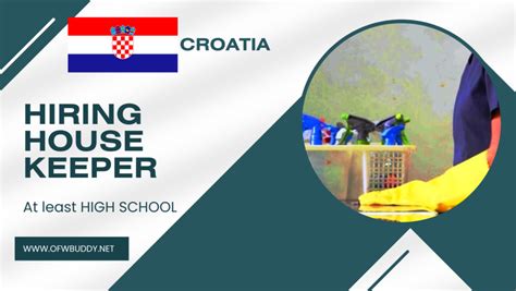 Hiring Housekeeper For Croatia Under Magsaysay Global Services Inc