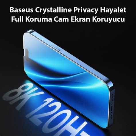 Ason Plus Baseus Crystalline Iphone Pro Max Privacy Fiyat