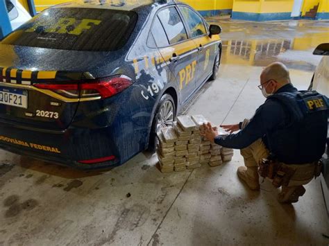 PRF prende casal cocaína avaliada em mais de R 6 milhões GAZ