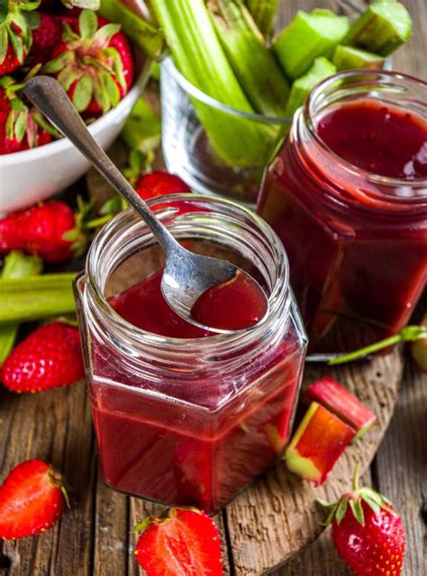 Confiture fraise rhubarbe la délicieuse recette