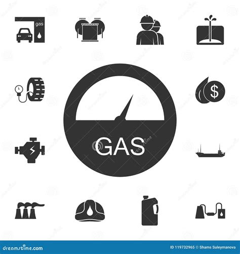 Automotive Fuel Ratio Icon. Simple Element Illustration. Automotive