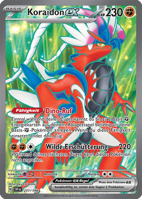 Koraidon-EX 231/198 - Wert, Bild & Seltenheit | Pokemonkarte.de