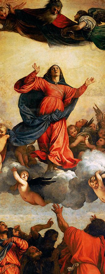 The Assumption Of The Virgin Painting By Titian