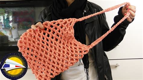 Crocheter un sac pour l été Sac filet à faire soi même YouTube