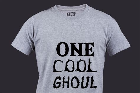 One Cool Ghoul Svg T Shirt Design Graphic By Ujjal Mia · Creative Fabrica