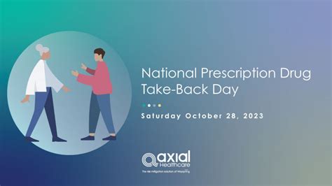 National Prescription Drug Take Back Day Axialhealthcare