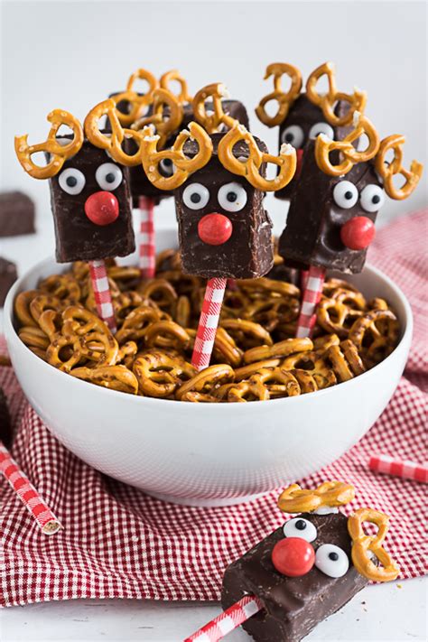 Rudi The Red Nosed Reindeer Marshmallow Am Stiel Meine Kuechenschlacht