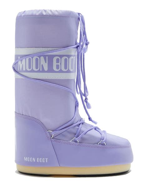 Moonboot Moon Boot Icon Nylon Lilac Après Ski Damen Snowleader