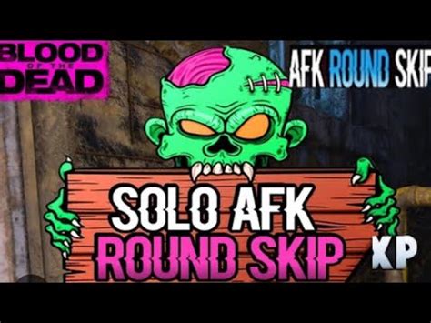 BO4 Zombie Glitches Solo AFK RoundSkip Glitch On Blood Of The Dead BO4