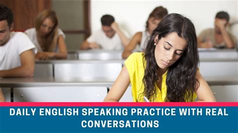 Daily English Speaking Practice With Real Conversations Learn English