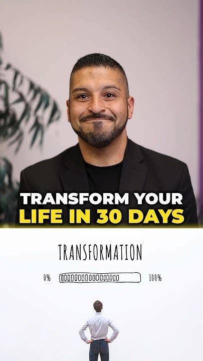 Transform Your Life In 30 Days Youtube