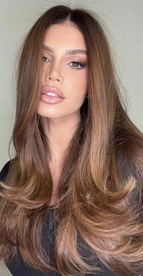 Pin By Steve Brown On Beauty Light Brown Hair Hair Highlights Brunette Hair Color