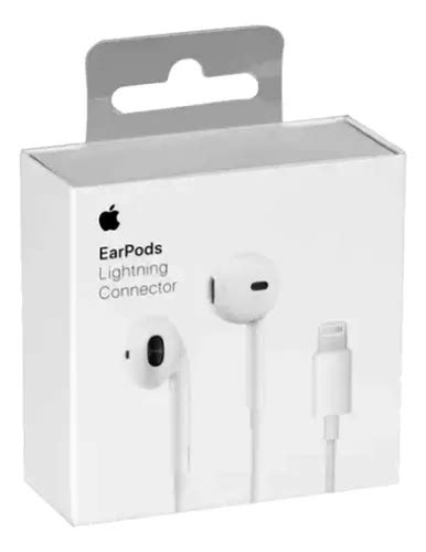 Auriculares Apple Earpods Lightning Llamadas Certificado Mercadolibre