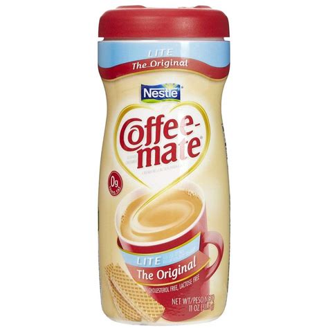 Coffee Mate Lite Powdered Creamer Original 11 Oz Canister