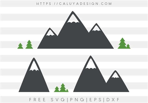 Mountain Svg File Free