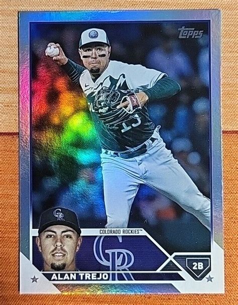 Topps Update Rainbow Foil Parallel Us Alan Trejo Colorado