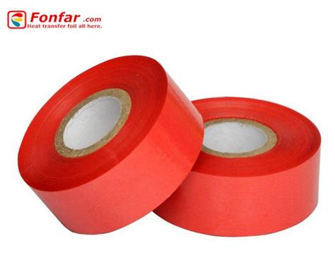 China Red Color Hot Stamping Foil Manufacturers Suppliers Factory Good Price FONFAR