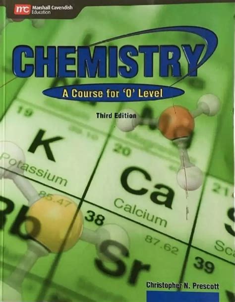 Chemistry A Course For O Level Textbook 3rd Edition Marshall