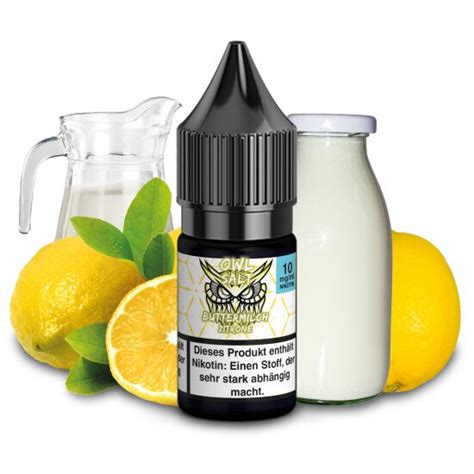 Zitronenkuchen Liquid E Zigarette Nikotinsalzliquid Ml Owl Sal