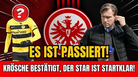 KRÖSCHE BESTÄTIGT UND ANKUNFT DES STARS ÜBERRASCHT FANS