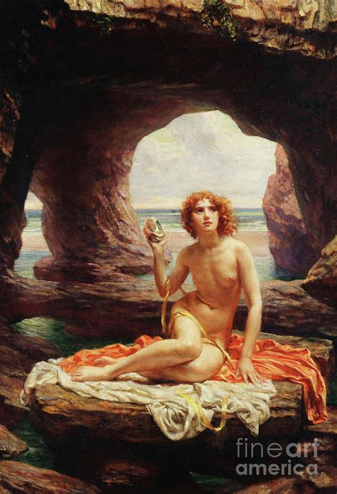 At Low Tide Painting By Sir Edward John Poynter Fine Art America