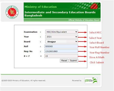 Hsc Result Dinajpur Board Dinajpur Board Hsc Result