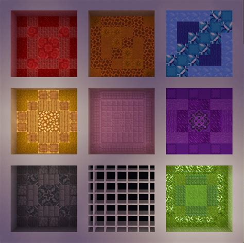 Minecraft Floor Patterns And Designs