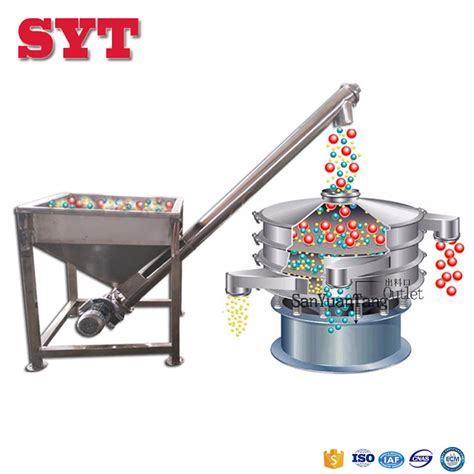 Industrial Vibrating Hopper Inclined Screw Auger Conveyor Feeder For