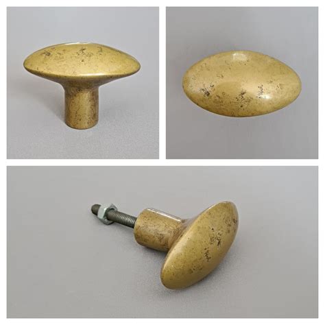 Large Plain Oval Knob C234 Optimum Brasses