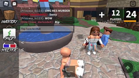 Playing Murder Mystery 2 Roblox Youtube