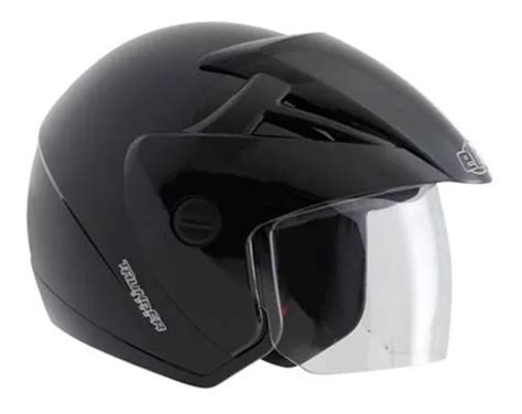 Capacete Ebf Thunder Open Solid Aberto Preto 60 MercadoLivre