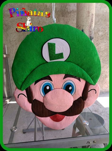 An Image Of A Stuffed Mario Bros Head