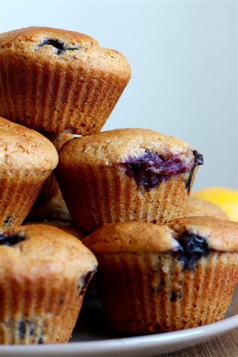 Vegan Lemon Blueberry Muffins The Conscientious Eater